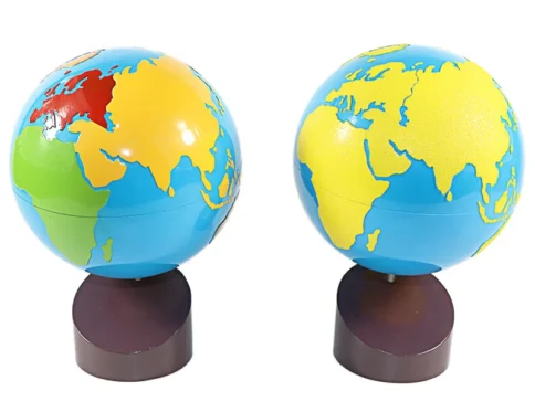 Globo del Mundo Piezas/Continentes Juguetes