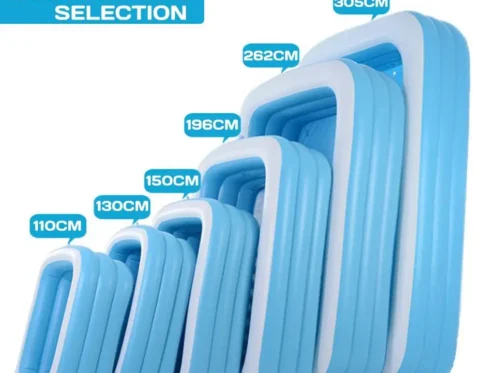 Piscina inflable de gran tamaño con tubo de natación para bebés