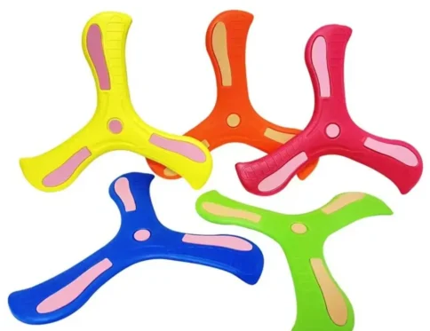 Cimitarra de tres hojas Boomerang Cruz de plástico volando