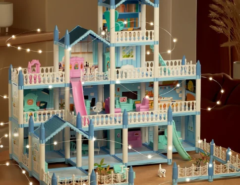 Conjunto Miniaturas Casa De Muñecas Muñeca De Dibujos Animados