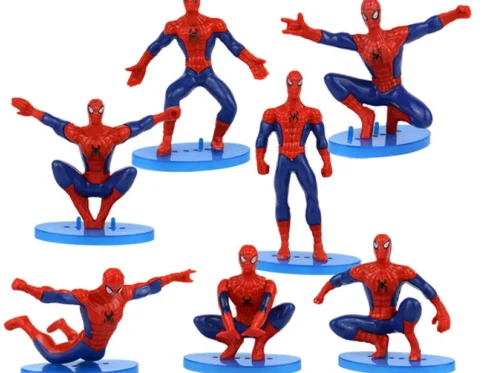 Figura de anime de superhéroe Spiderman
