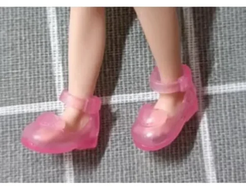 Muñecas zapatos morados pequeños accesorios de juguete para altura