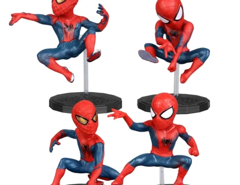 Juguetes de colección de figuras de acción de araña de superhéroe