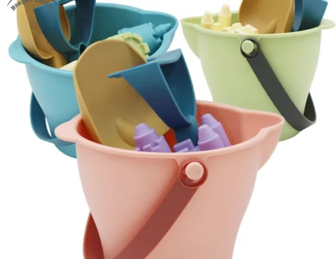 Juguetes sensoriales de cubo de playa para niños Arena