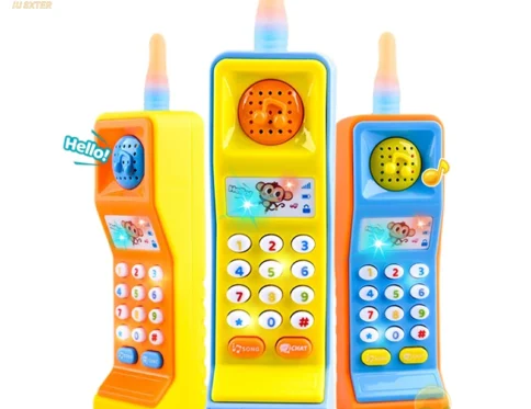 Teléfono para bebé, juguetes, teléfono móvil electrónico Musical para niños
