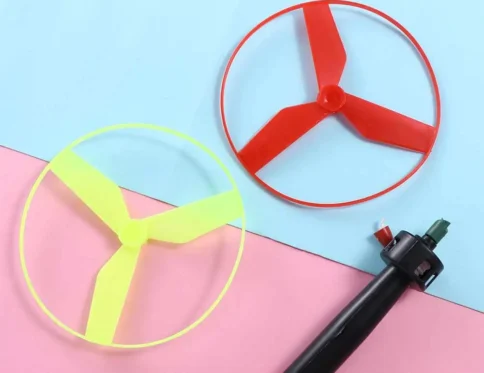 Tirar de cuerda Disco volador Flying Spin Toys