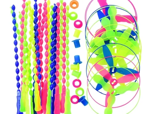 Juguete volador de empuje manual de libélula de bambú al aire libre para niños