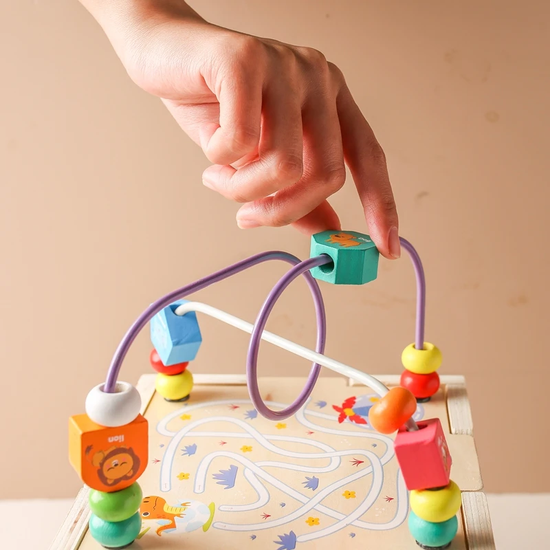 kf-S696f228ac35540bdb5d5aabc0ac8a4a7v-Wooden-Montessori-Toys-Baby-Maze-Circles-Around-Beads-Abacus-Shape-Pairing-Puzzle-Early-Learning-Educational-Blocks