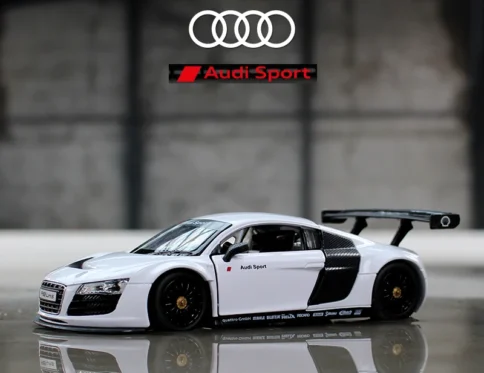 1:24 AUDI R8 Aleación Racing Car Modelo Diecast Metal Toy