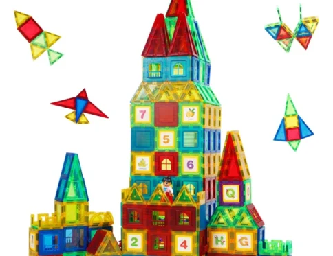 Juego de construcción de bloques de construcción magnéticos, azulejos magnéticos