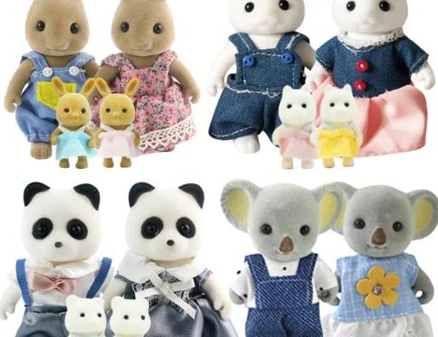 Muñeco Family Mini Conejo Oso Panda