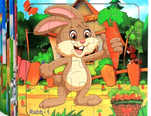 Rompecabezas 3d Dibujos animados Animal Vehículo Rompecabezas