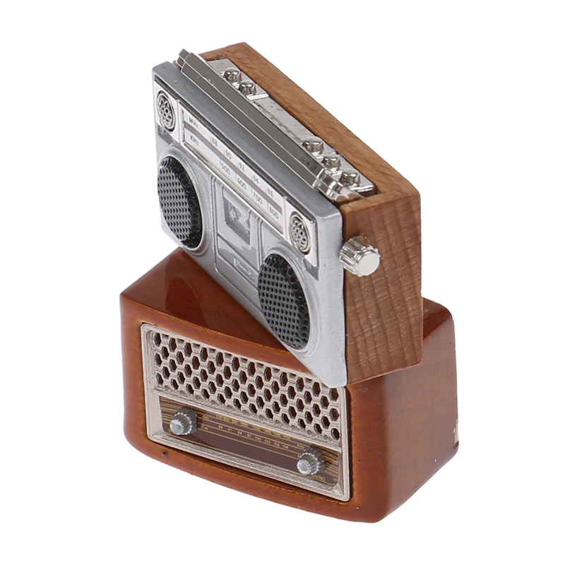 kf-S918b11d77a244e6e986939f14ded2c88k-1-12-Dollhouse-Miniature-Radio-Simulation-Old-Fashion-Retro-Radio-Model-Mini-Tape-recorder-Doll-House