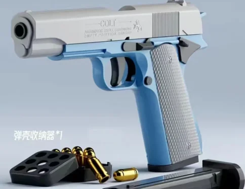 Pistola de juguete con expulsión de conchas para niños Colt 1911 Safe Toys