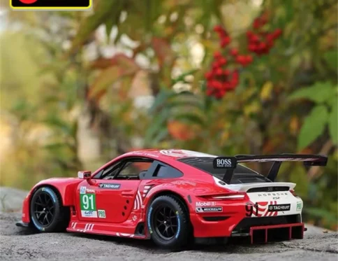 Porsche 911 RSR Coche de carreras de pista de aleación