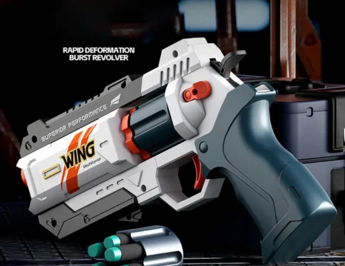 Kids Soft Bullets Guns Toy For Boy Adult EVA Foam Bullet Pistol