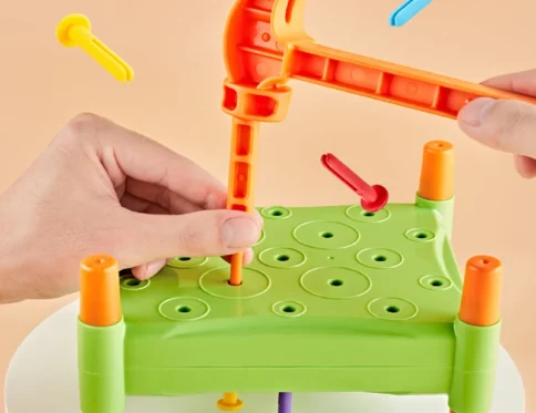 Juegos de tornillos para uñas Juguetes de entrenamiento de motricidad fina