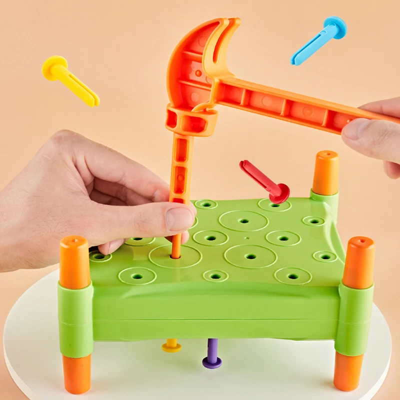 Juegos de tornillos para uñas Juguetes de entrenamiento de motricidad fina