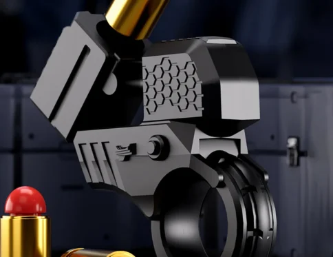 Mini Shell Expulsando Juguete Pistola Fidget Toy