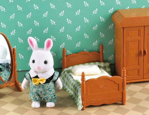 Juguete de muñeca de muebles de animales del bosque