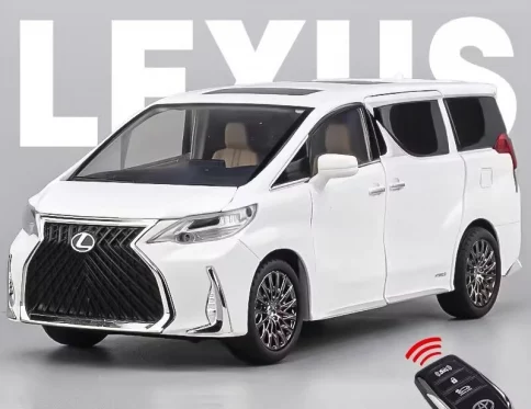 Lexus LM300 MPV 1:24, Coche de Aleación con Luz y Sonido