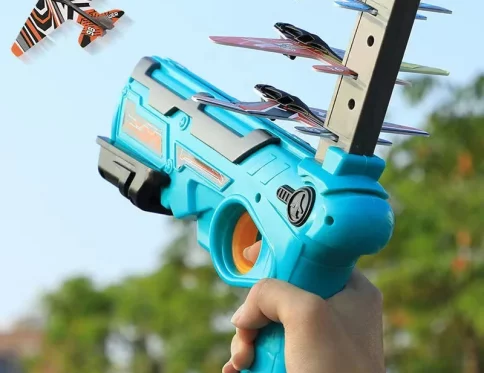 Avión de Eyección para Niños, Juego de Disparos al Aire Libre, Juguete Deportivo para Padres e Hijos