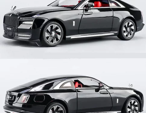 Rolls Royce Spectre 1:24, Coche de Metal con Luz y Sonido