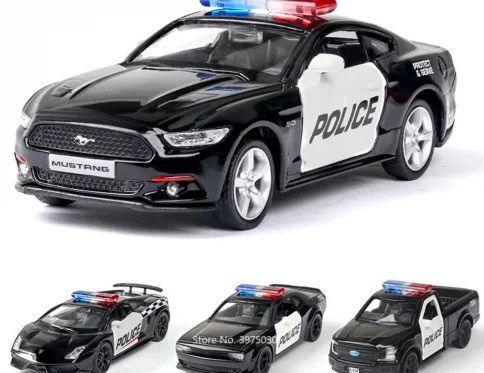 Dodge Challenger 1:36, Coche Deportivo Diecast, Retroceso