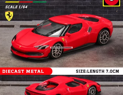 Bburago 1:64 Ferrari, Modelos de Aleación, Colección de Coches de Lujo, Regalo de Miniatura