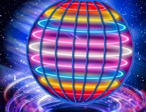 Bola Voladora Boomerang Flyorb Magic, Juguete LED Hover Ball, Regalo Fidget para Niños