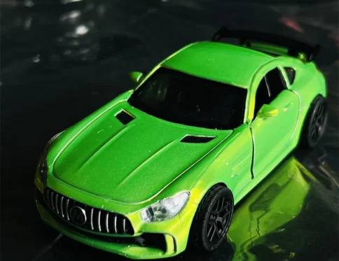 Coche Deportivo de Aleación para Niños, Adorno de Pastel