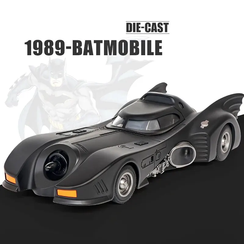 Batimóvil 1989 1:18, con Figuras de Batman