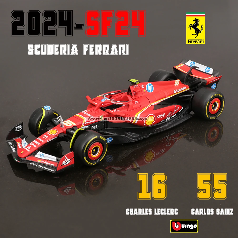 Bburago Ferrari F1 SF24 1:43, Modelo Diecast