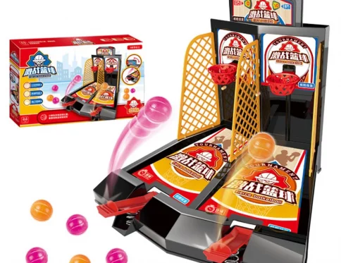 Mini Juego de Baloncesto de Escritorio para Niños, Juguete Interactivo de Lanzamiento para Padres e Hijos