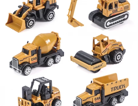 Camión de Construcción 6 Piezas Vehículos de Ingeniería