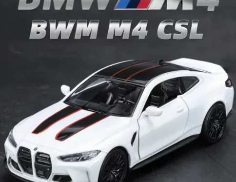 BMW M4 CSL 1:36, Coche Aleación, Puertas Abiertas