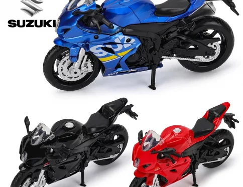 MSZ Suzuki GSX-R1000 1:18 Motocicleta de Aleación