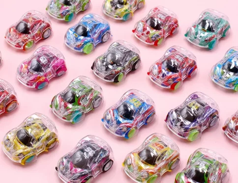 Mini Coche Transparente de Camuflaje para Niños