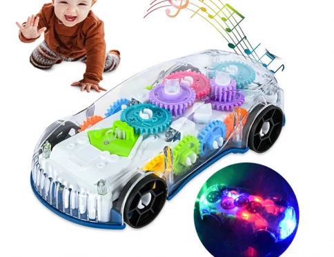 Coche Policía, Vehículo Eléctrico, Luces y Música