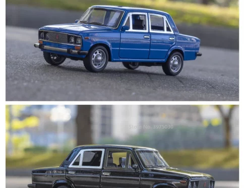 LADA 2106 1:24 Coche de Aleación con Luz y Sonido
