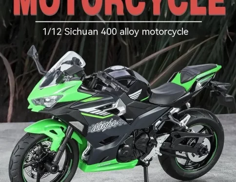 Motocicleta Kawasaki 1:12, Sonido y Luz